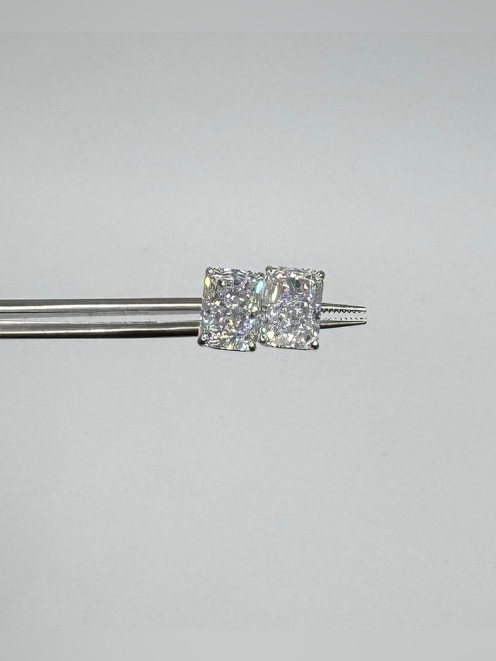 1.5ct Radiant Studs - Picture 8 of 11